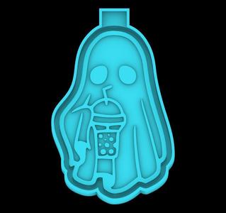 Ghost Drinking Soda - freshie mold - STL for silicone mold