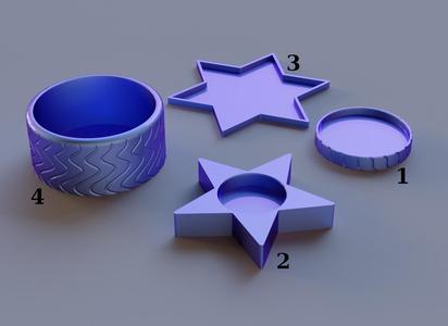 Large Candle Holders