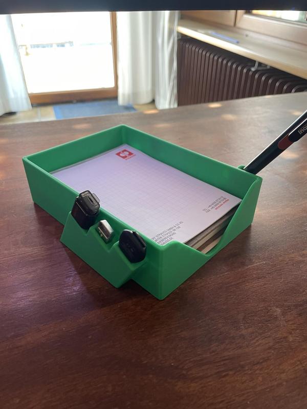 Desk orginazer note Box (Parametric)