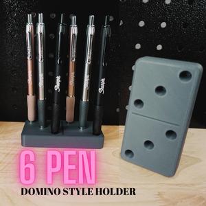 Domino Style 6 Pen Holder