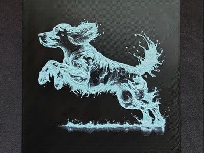 Mystic dog HueForge
