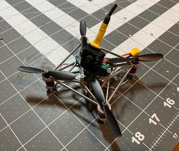 88mm Brushed Toothpick Frame