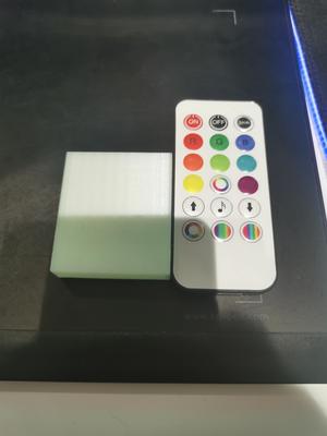 LED remote holder for small remotes