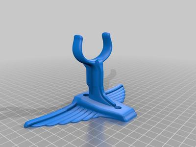 Ukulele Hanger- winged Large Neck Version