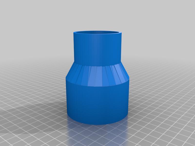 Craftsman tablesaw to Rigid vaccum adapter