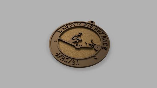 Larry's Big Boy Race Medal