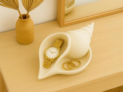Seashell Jewelry Tray catchall bowl entry