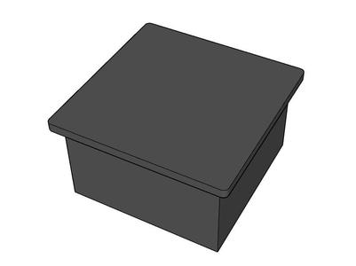Portable DJ Booth Replacement Frame Cap