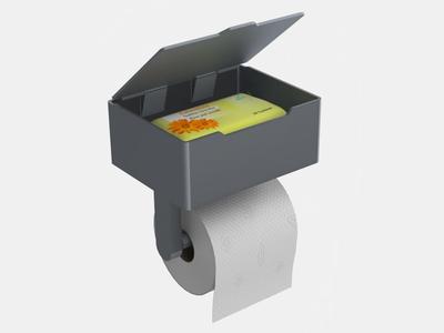 2-in-1 Multifunctional Toilet Paper Holder