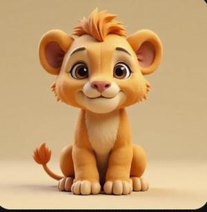 CUTE LION CUB