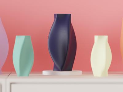 Elegant Spiral vase.