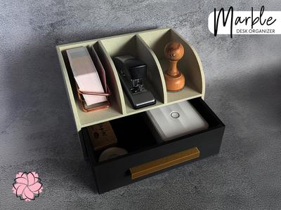 Marble Desk Organizer