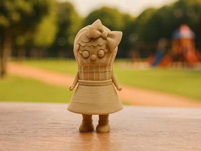 The Cheerful Peanut Girl – Sweet & Charming