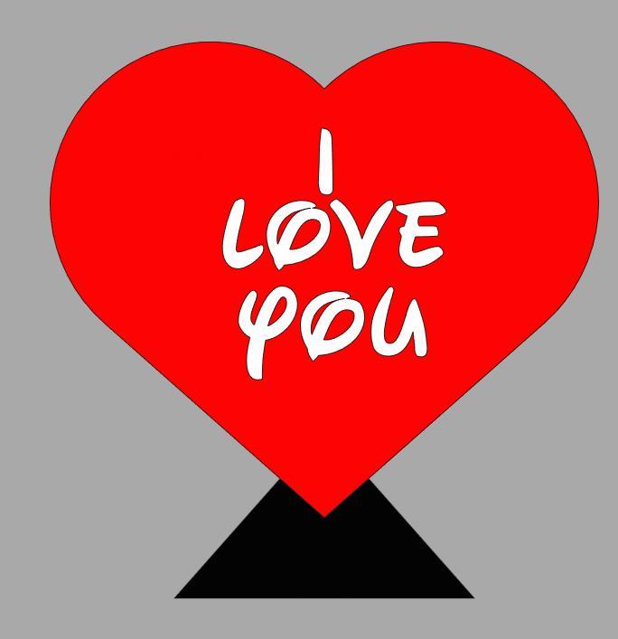 Valentine lamp