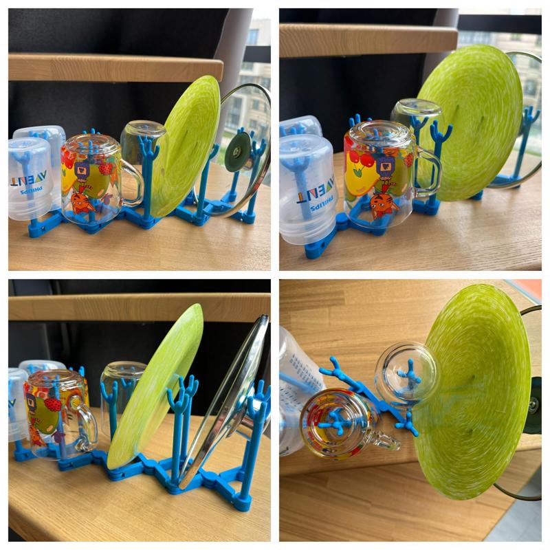 Folding Kitchen Dish Stand