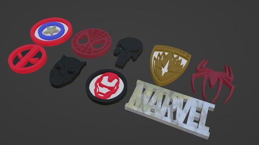 Marvel logo collection