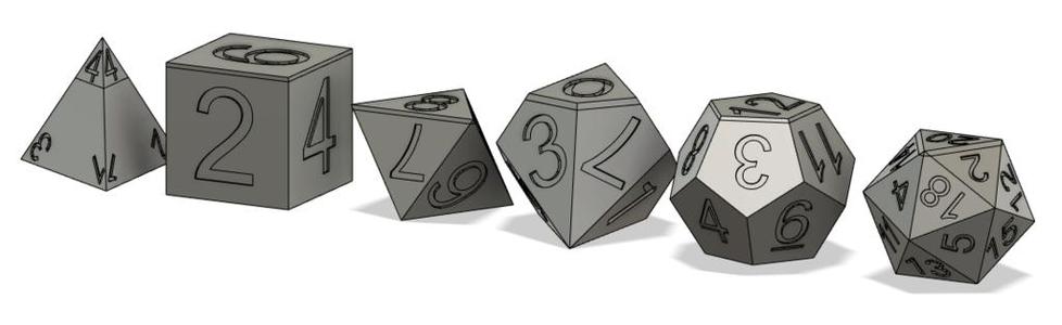Dice Boxes and Lids - full set
