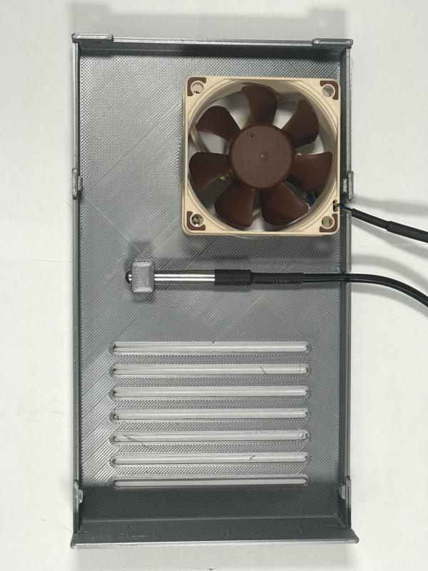 FLSUN V400 Power Supply Cover with Fan and DS18B20