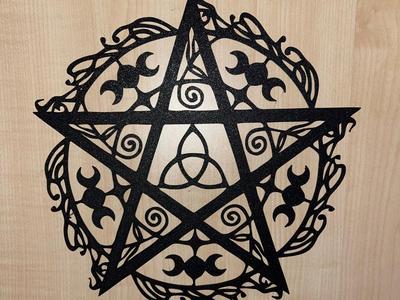 Pentagram wall decoration