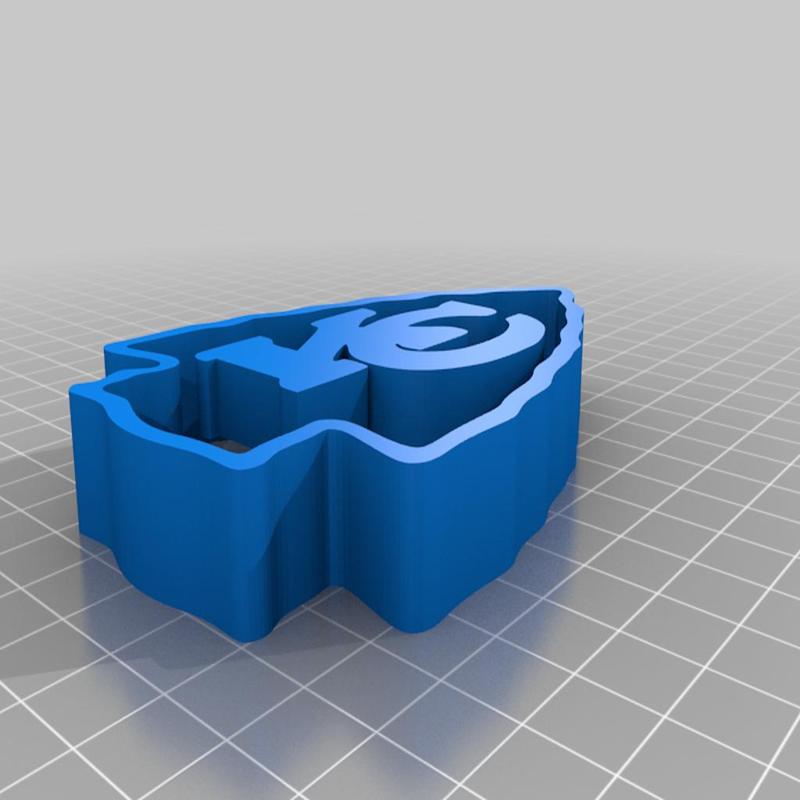 KC Chiefs Arrowhead Cookie Cutter Full