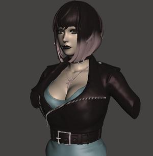 Dark woman
