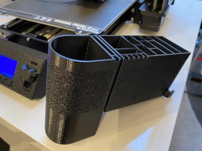 MK3 Toolbox / tool organiser - remix with fuzzy skin (modified surface)