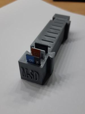 Modular Micro SD-card holder