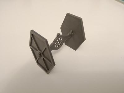 Tie Fighter Ornament Card