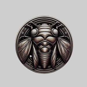 Cicada Animal Head Cicada Animal Medallion for CNC Router Laser & 3D Printer