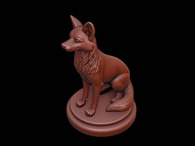 Fox Animal Figure Printable