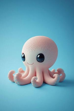 Cute Animal Emoji - Octopus