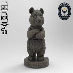 Panda Animal 3d Printing