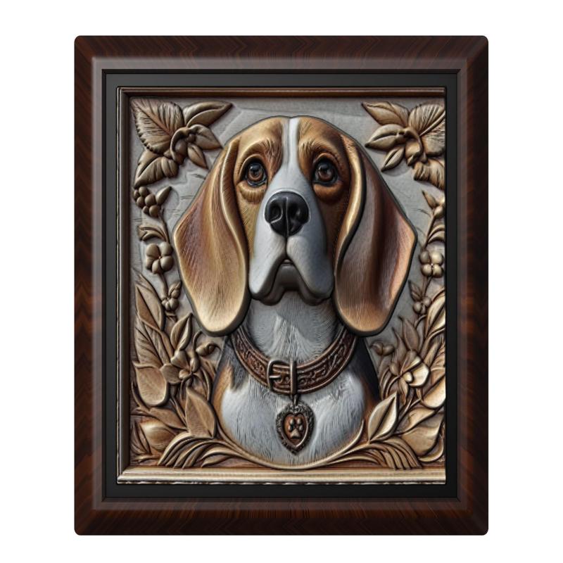 Dog Beagle animal wall art relief wall decor