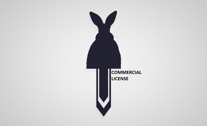 COMMERCIAL LICENSE / RABBIT / ANIMAL / MASCOT / HOME / BOOKMARK / SIGN / BOOKMARK / GIFT / BOOK / BOOK / SCHOOL / STUDENTS / TEACHER / OFFICE / WITHOUT SUPPORTS