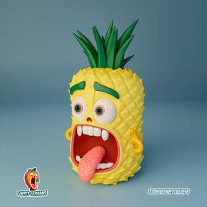 Munch's Pineapple — Cute Collectible Figurine