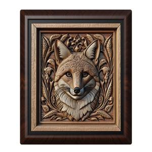 Jackal animal wall art relief wall decor