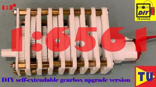 DIY self-extendable gearbox upgrade version