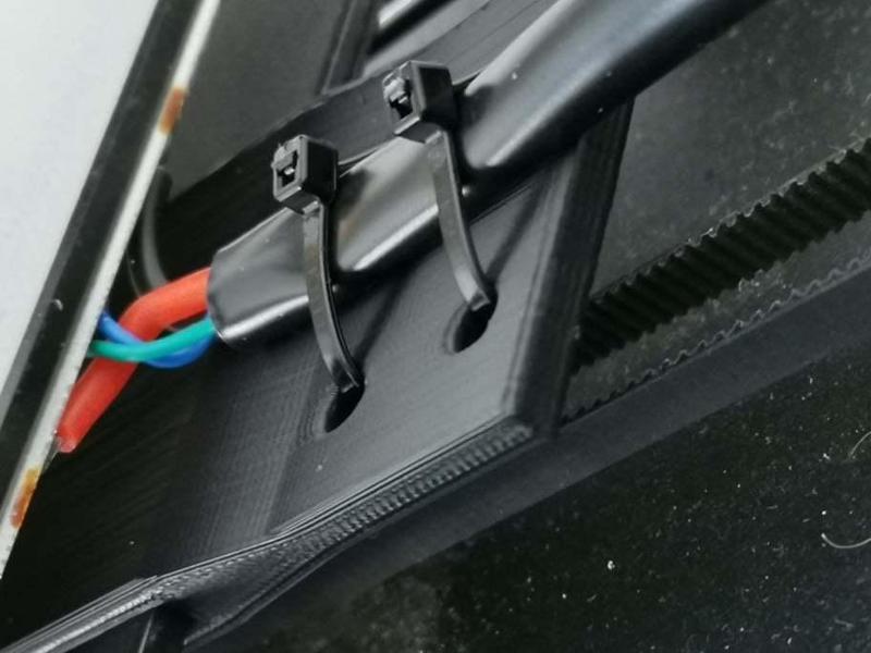 I3 Mega heatbed cable holder
