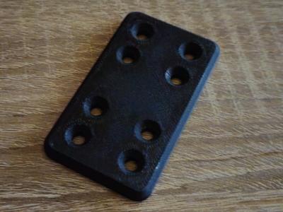 Lochplatte Flachverbinder 40x30mm