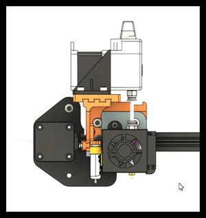Ender3通用近程挤出机支架_ General direct drive extruder mount for Ender3