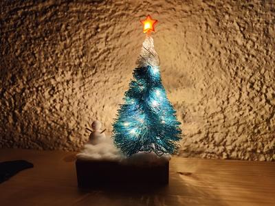 Christmas light tree