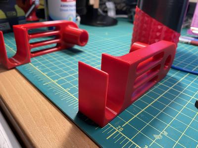 Remixed Paper Towel Holder for 1" Beveled Shelf