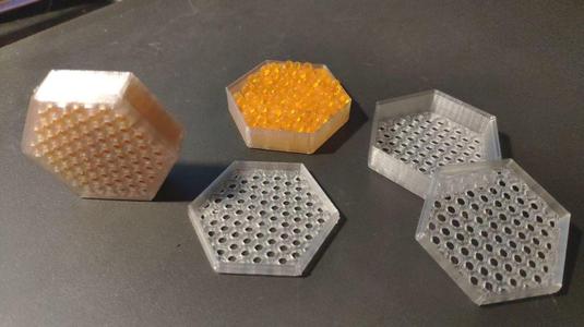 Small selica gel hexagonal box