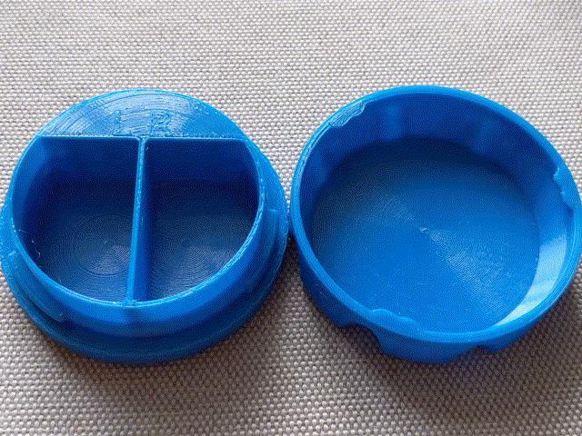 Earplug case twist lock | No supports