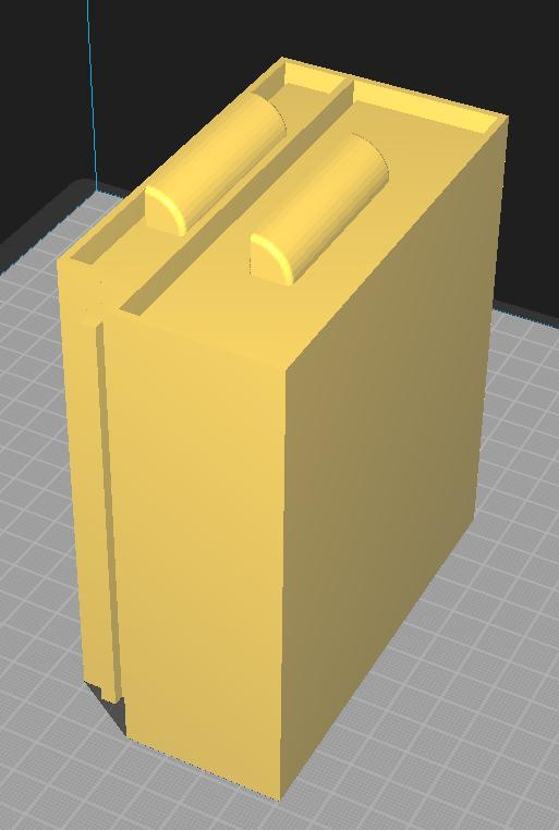 Ender 3 Max Double Drawers Curved Handles