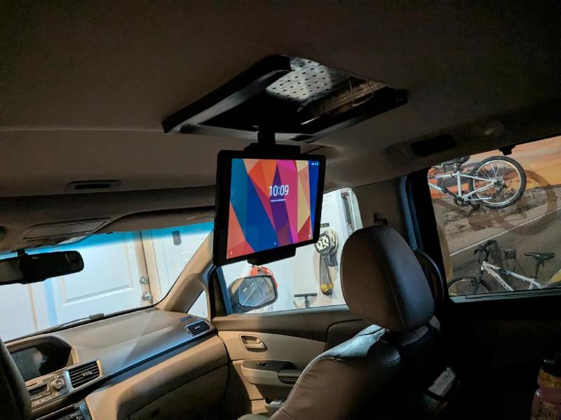 Car Ceiling Swing Down Tablet Mount   