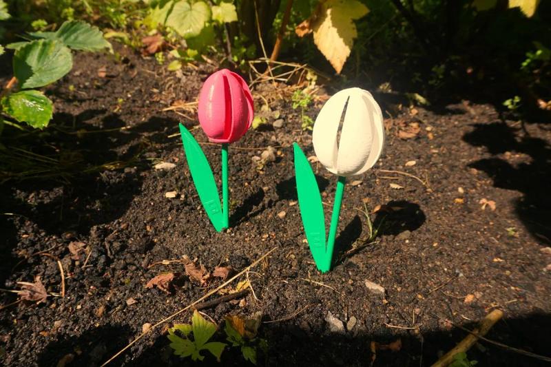 Tulip wind spinner - Easy print   