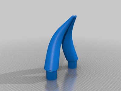 Roping dummy horns