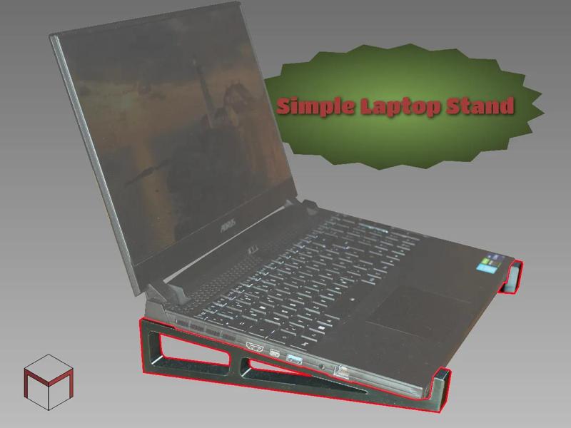 Simple 15'' Laptop stand   