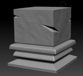 pedestal base for miniatures